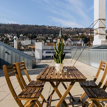 Eigene Wohnung Im Stadtzentrum Mit Wunderschoener Dachterrasse Biel Kültér fotó