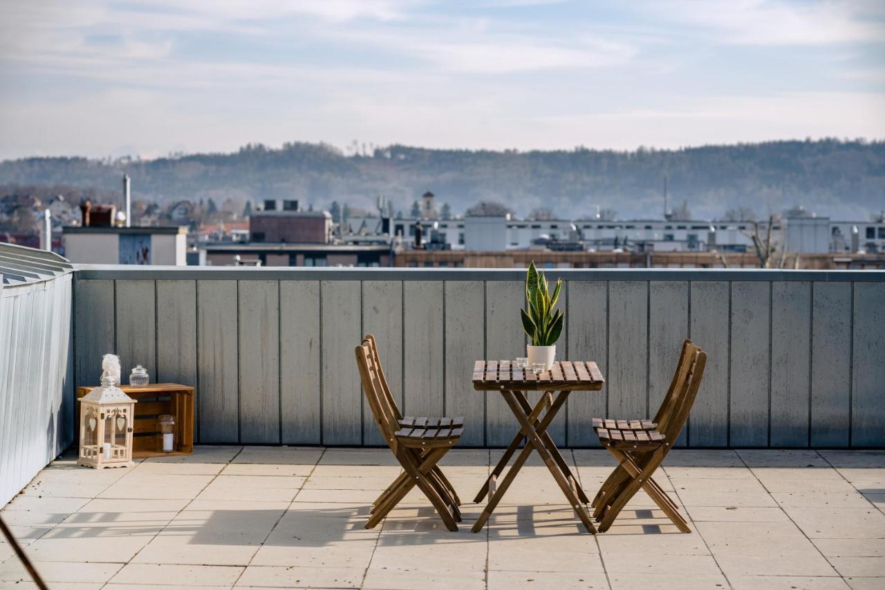 Eigene Wohnung Im Stadtzentrum Mit Wunderschoener Dachterrasse Biel Kültér fotó